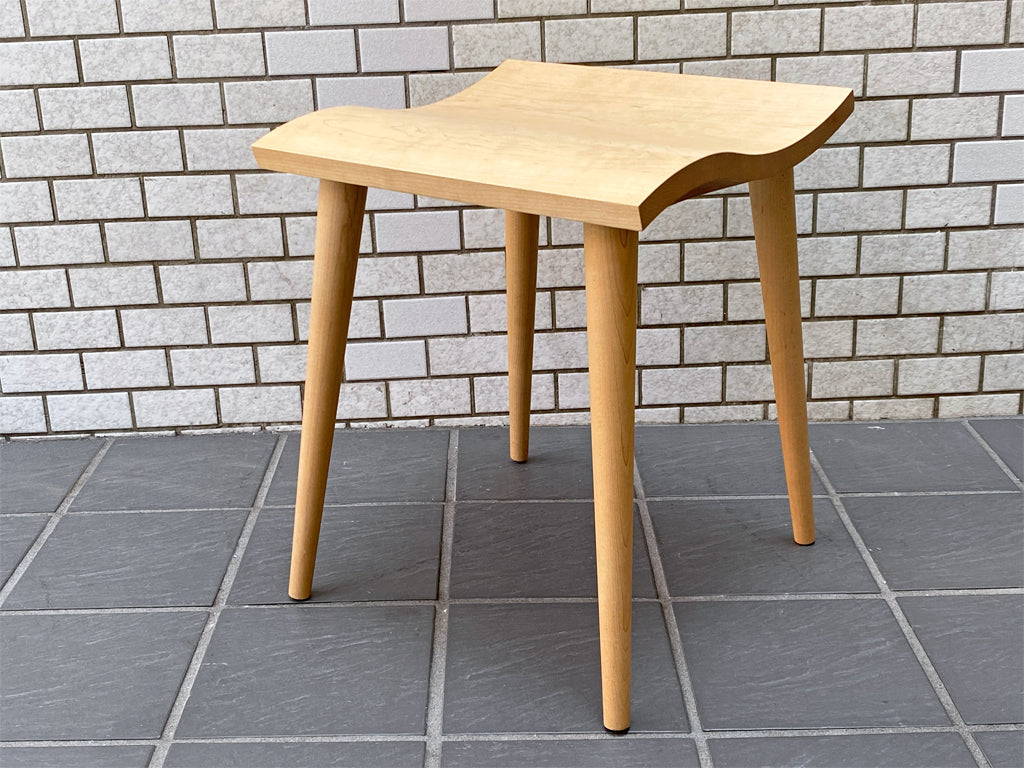 コサイン cosine マインスツール MINE STOOL メープル無垢材 ナチュラル 蛯名紀之 旭川家具 　中古品 買い取りしました。