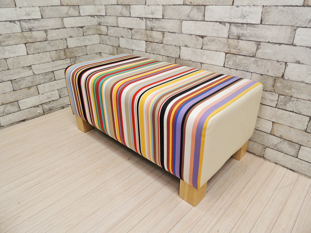 スウィッチ SWITCH 90 ベンチ 90 Bench ファブリック マルチカラー ストライプ 定価: \35,200~42,020-   中古品 買い取りしました。