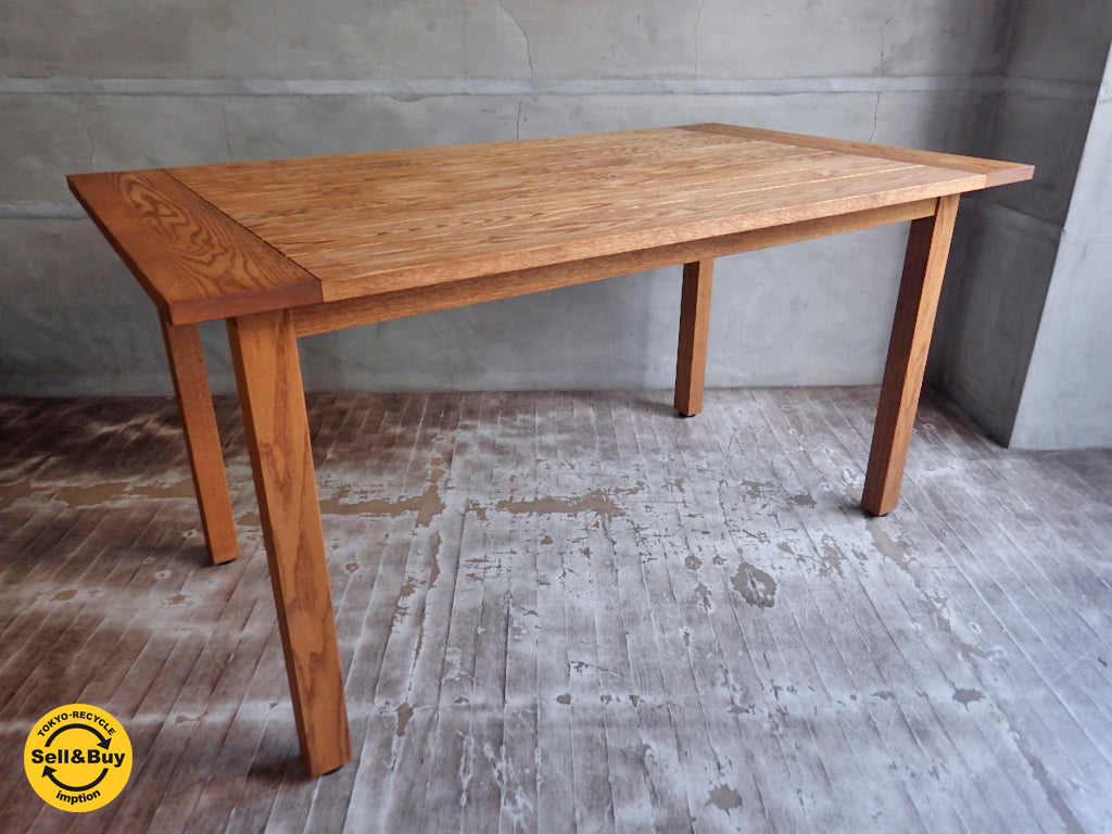 モモナチュラル MOMO natural ベント VENT オーク材 ダイニングテーブル 幅140cm  中古品 買い取りしました。学芸大学店 出張買取もお任せ下さい。