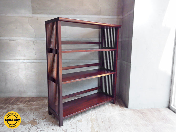 松本民芸家具 117型 本棚 書棚 シェルフ 国産 ミズメザクラ  中古品 買い取りしました。学芸大学店 出張買取もお任せ下さい。