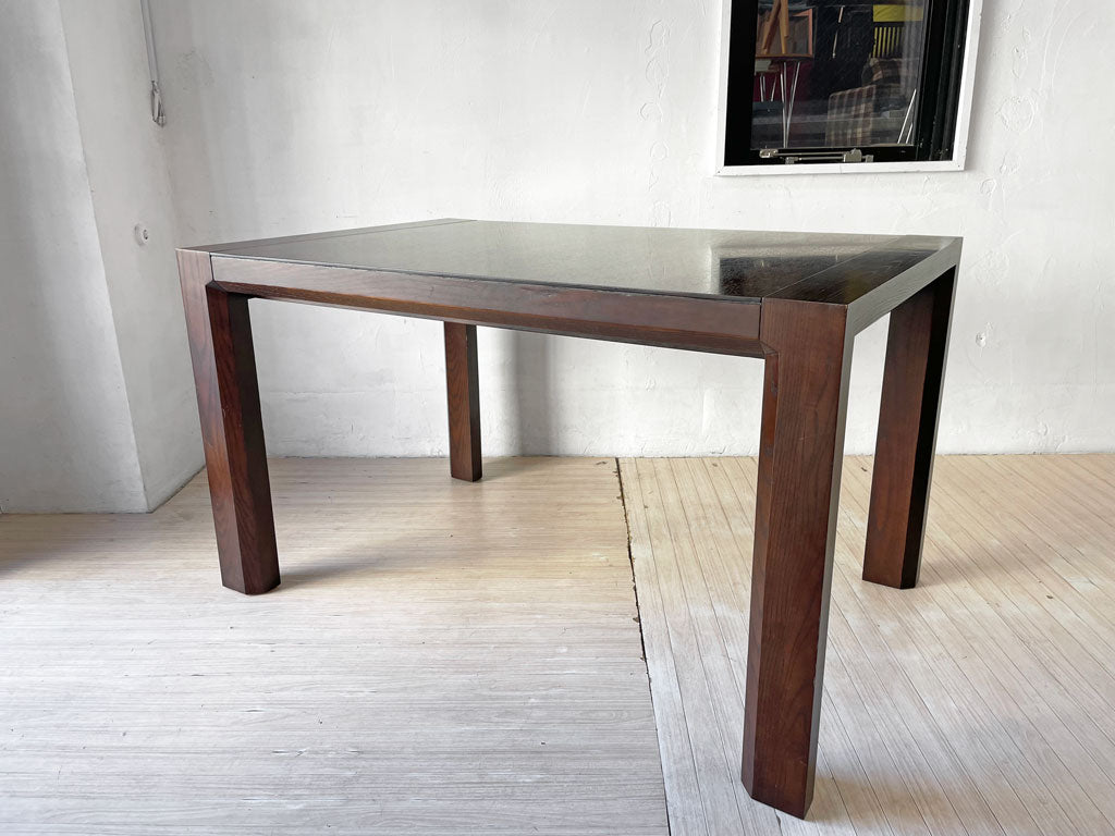 エーフラット a.flat エクステンション ダイニングテーブル v02 伸長式 ダークブラウン W125 アジアンモダンスタイル 中古品 買い取りしました。