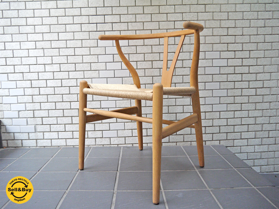 カール ハンセン ＆ サン Carl Hansen & Son Yチェア CH24 オーク材 張替え済み ウィッシュボーンチェア ハンス・J・ウェグナー 日本仕様  　中古品 買い取りしました。