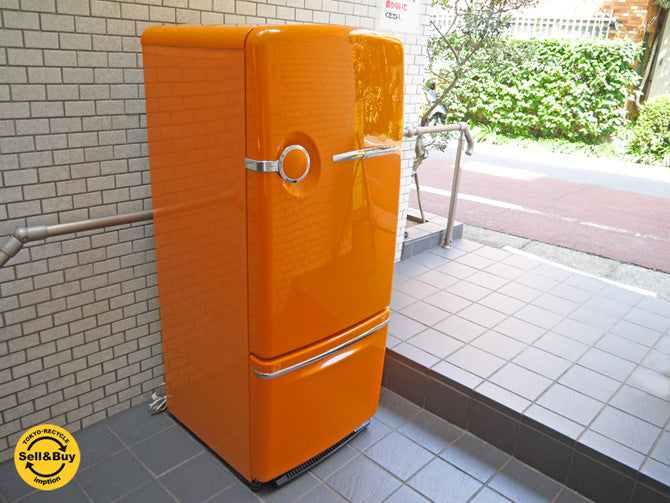 限定100台！ ナショナル National ウィル WiLL  Fridge 260L 冷蔵庫 2001年製 希少色 オレンジ　中古品 買い取りしました！ 自由が丘店 出張買取もお任せください。