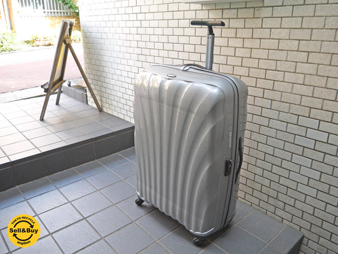 サムソナイト samsonite コスモライト Cosmolite スピナー Spinner 86 軽量スーツケース キャリーバッグ 144リットル グレー 　中古品 買い取りしました！ 自由が丘店 出張買取もお任せください。