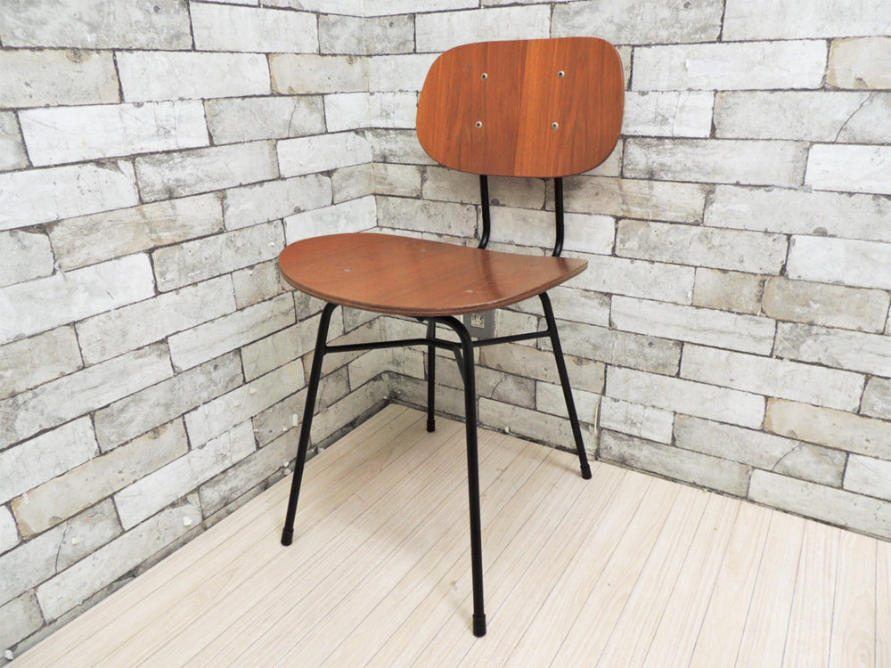 グラフ graf プランクトンチェア Plankton chair ダイニングチェア チーク材 スチール脚 インダストリアルデザイン    中古品 買い取りしました。