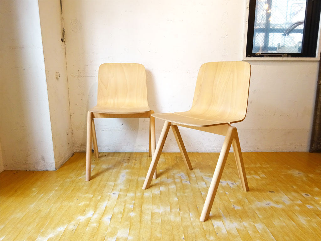 ヘイ HAY コペンハーゲン コレクション COPENHAGUE COLLECTION スタッキング チェア 2脚セット ビーチ材 プライウッド 中古品 買い取りしました。
