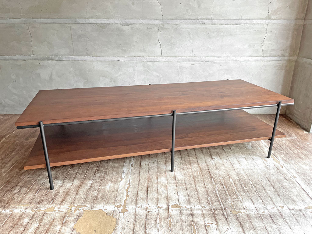エスニクラフト ETHNICRAFT WALNUT RISE コーヒーテーブル ローボード ウォールナット材 W150cm シンプルモダン 廃番 参考価格13万以上 中古品 買い取りしました。
