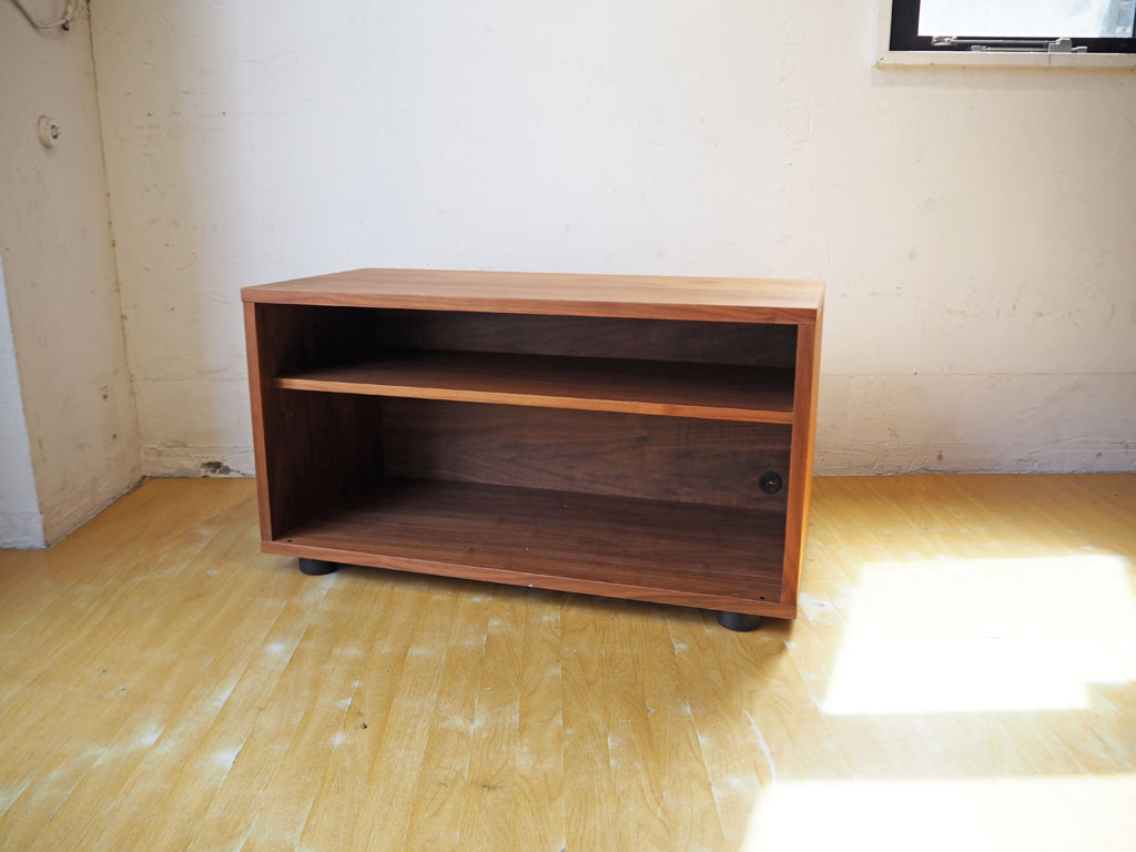 無印良品 MUJI スタッキング キャビネット ウィールナット材 基本セット AVラック 中古品 買い取りしました。