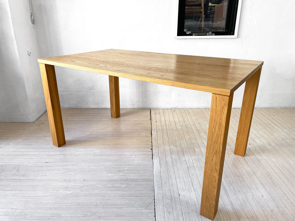 カーフ Karf トランク Trunk ダイニングテーブル オーク無垢材 幕板なし仕様  中古品 買い取りしました。