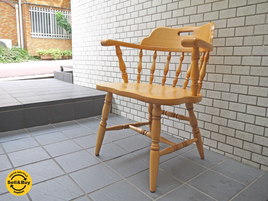 飛騨産業 キツツキ 穂高 キャプテンチェア ウォンザーチェア ブナ材 ナチュラル　中古品 買い取りしました！ 自由が丘店 出張買取もお任せください。