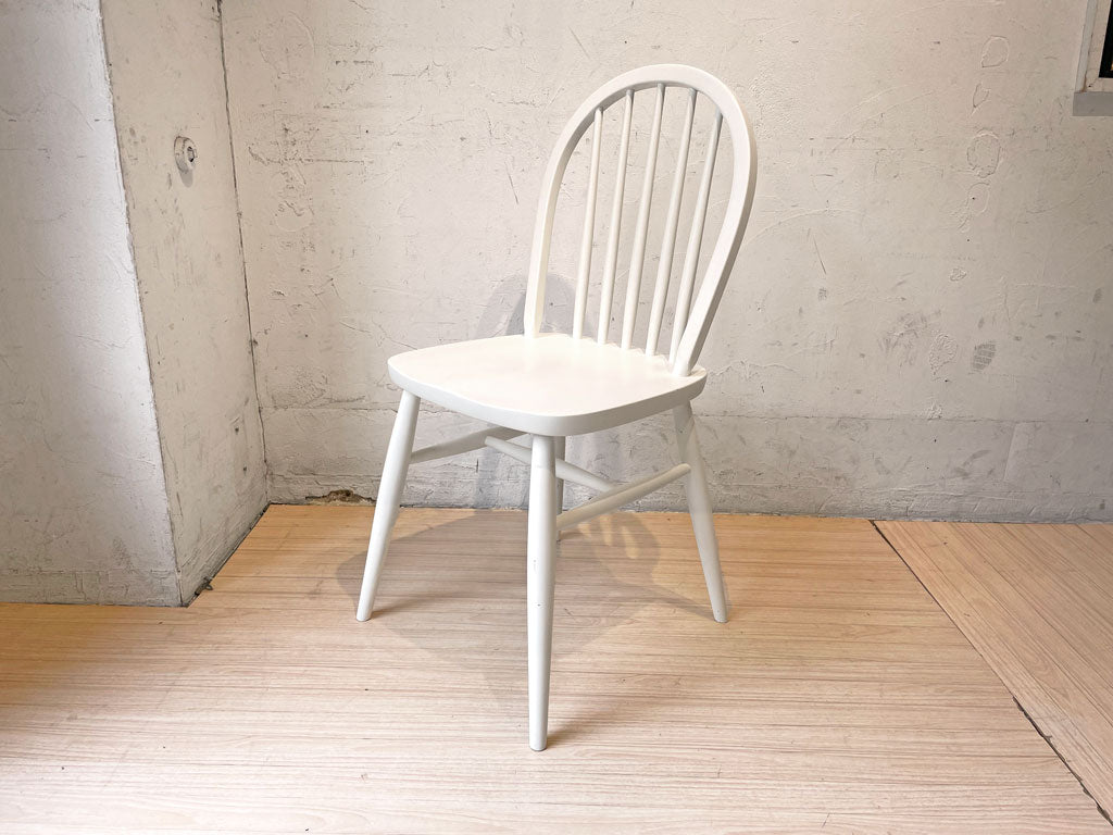 モモナチュラル MOMO Natural マレ ラウンド MARE ROUND チェア ダイニングチェア ホワイト スポークバック フレンチカントリースタイル 中古品 買い取りしました。