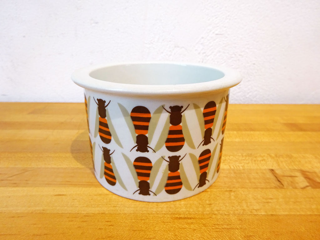 アラビア ARABIA ポモナ Pomona ジャムポット 蜜蜂 Sサイズ ビンテージ ライヤ・ウォシッキネン 北欧食器 希少 中古品 買い取りしました。
