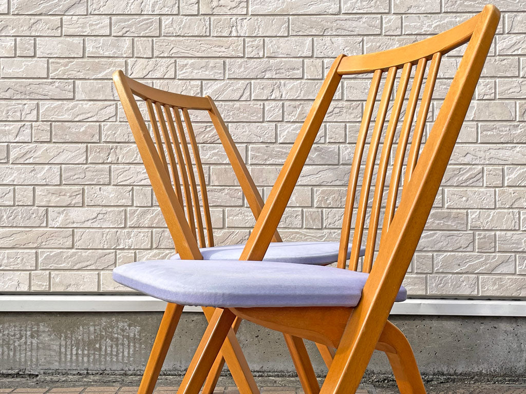 Gottfrid Karlsson & soner クロスレッグ ダイニングチェア Svante Skogh スウェーデンビンテージ ロイズアンティークス Lloyd's Antiques ～交差の魅力～