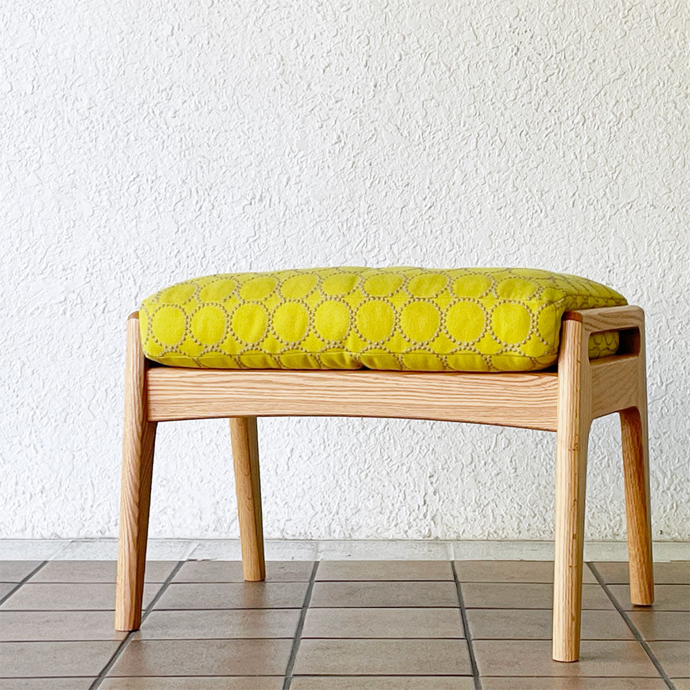 【用賀店】マルニ60 maruni60 フレームチェア オットマン オーク材 ファブリック張り ミナペルホネン ドップ タンバリン 定価83,600円 買取させていただきました。