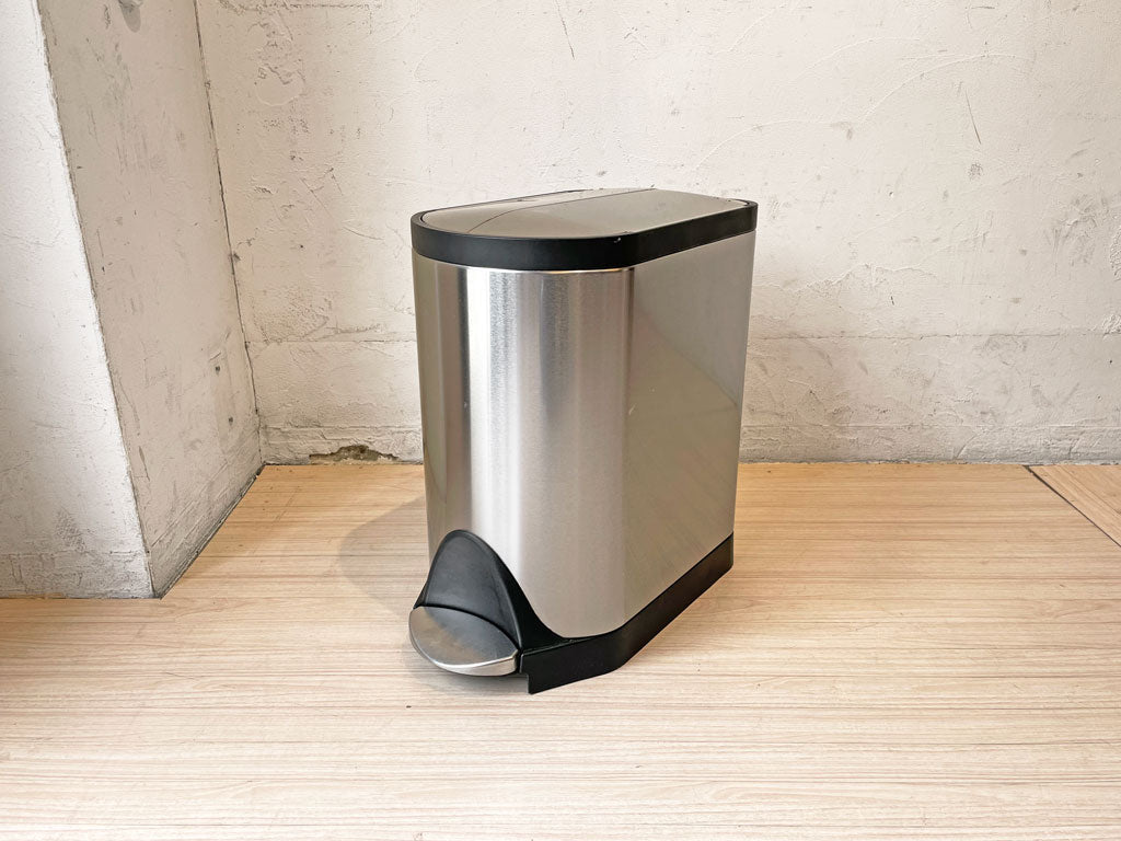 シンプルヒューマン simplehuman バタフライステップ ダストボックス 20L ステンレス モダンデザイン ゴミ箱 静音 中古品 買い取りしました。