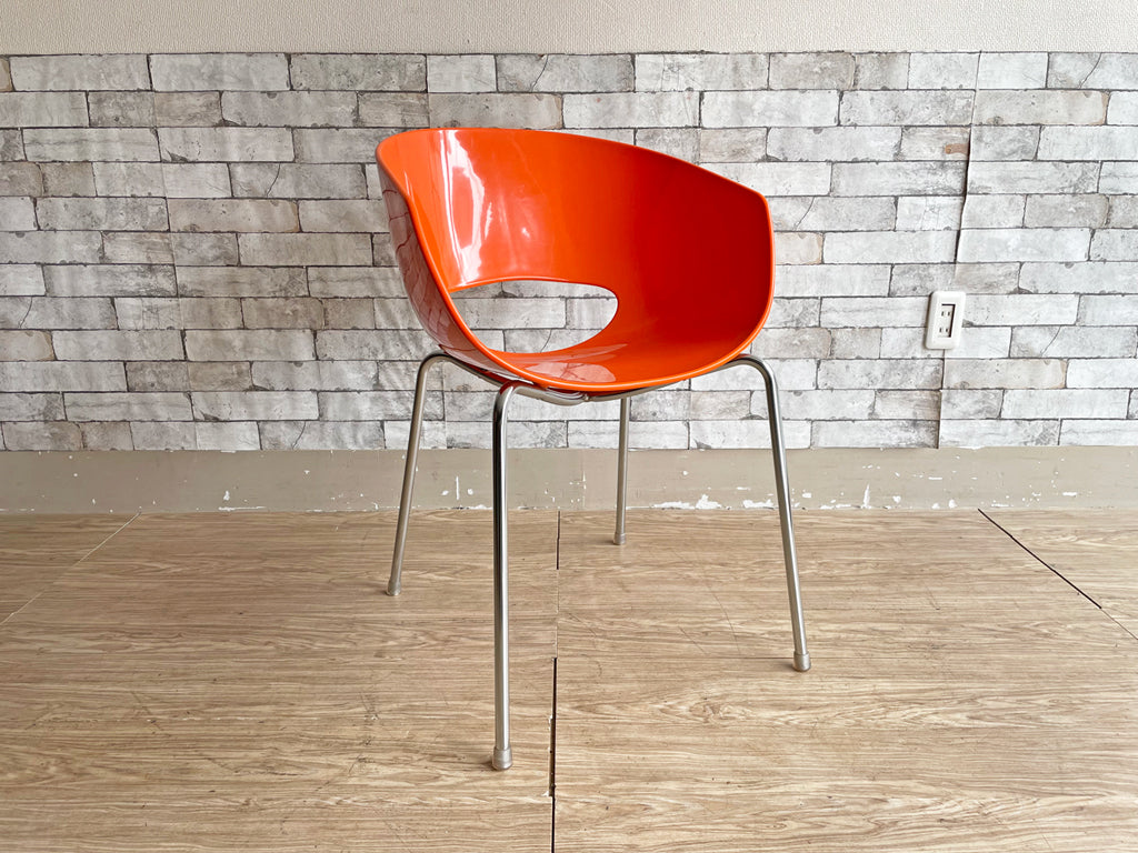 シンテシ sintesi オービットチェア orbit ダイニングチェア オレンジ モダン イタリア   中古品  買い取りしました。