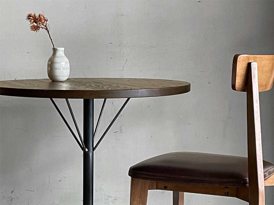 ジャーナルスタンダードファニチャー journal standard Furniture サンク SENS カフェテーブル 無垢天板 インダストリアルスタイル ～独特な空気感～