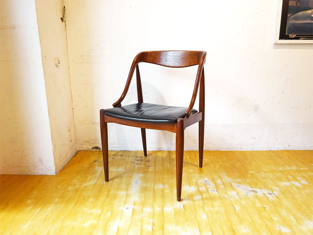 Uldum Mobelfabrik ヨハネス・アンダーセン Johannes Andersen デンマーク ビンテージ チーク材 ダイニングチェア 1960's Danish Vintage 中古品 買い取りしました。