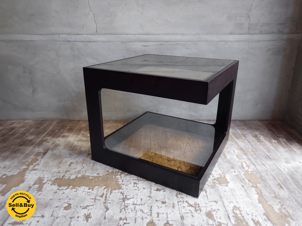 モーダ エン カーサ moda en casa ダイス50 daice50 ミラーガラス サイドテーブル 　中古品 買い取りしました。学芸大学店 出張買取もお任せ下さい。