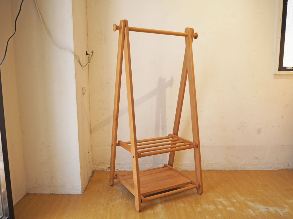 モモナチュラル Momo Natural モカハンガー Mサイズ MOCHA HANGER M MC-04 ハンガーラック アルダー無垢材 中古品 買い取りしました。