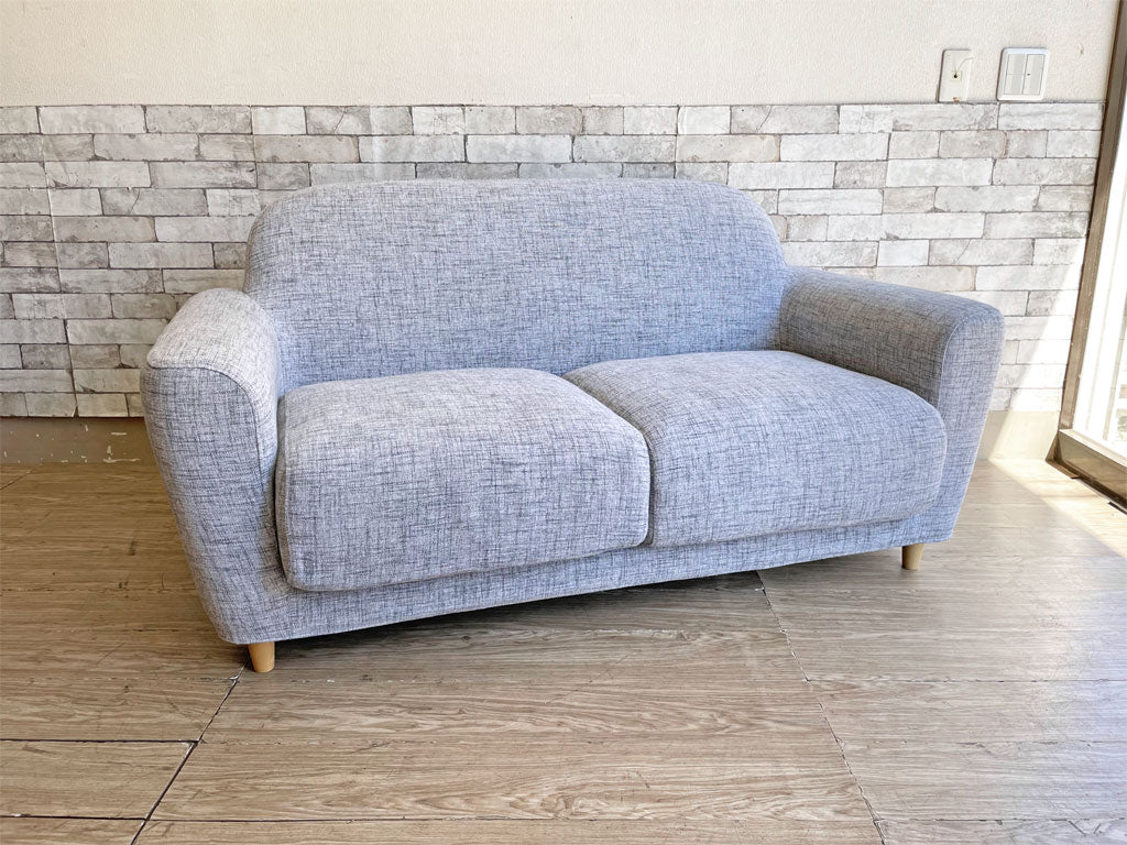 フランフラン Francfranc ヌボラ 2人掛け カバーリング ソファ グレーファブリック 定価￥54,000- バルス東京 BALS 中古品 買い取りしました。