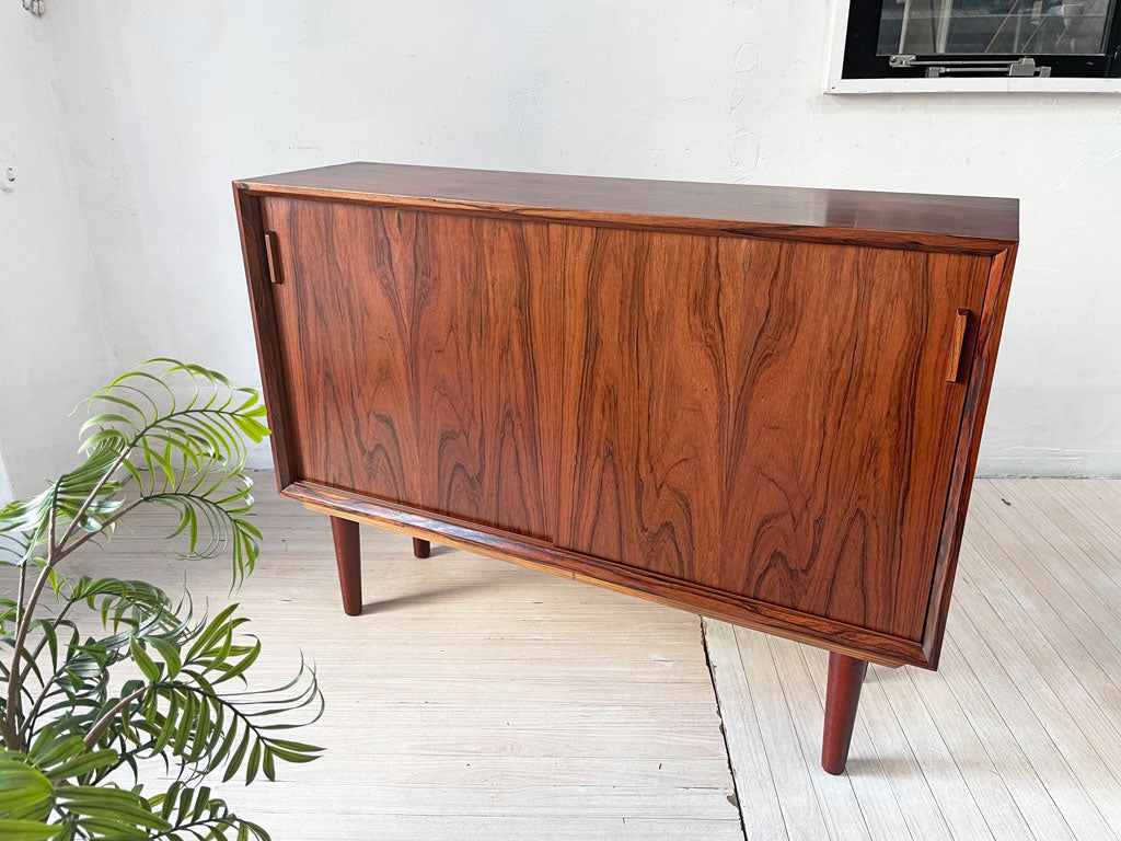 デンマークビンテージ Danish Vintage ローズウッド キャビネット リビングボード サイドボード ビンテージ 北欧家具 中古品 買い取りしました。