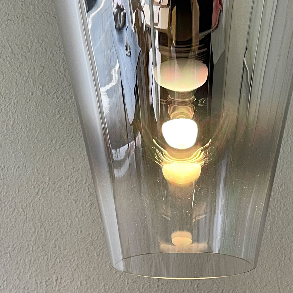 トムディクソン Tom Dixon フェイド ペンダントライト Fade Pendant クローム Chrome 箱付 定価115,500円 廃番 展示品～彫刻のような美しいフォルム～