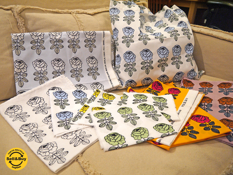 マリメッコ marimekko ヴィヒキルース VIHKIRUUSU 限定 ファブリック 生地 トートバック etc　中古品 買い取りしました！ 自由が丘店 出張買取もお任せください。
