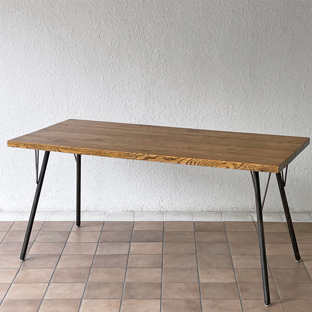 【用賀店】ジャーナルスタンダードファニチャー j.s.F サンク SENS ダイニングテーブル M W150 オーク無垢材 スチール 廃番 インダストリアルデザイン 買取させていただきました。