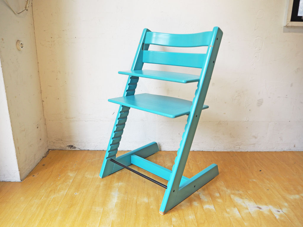 ストッケ STOKKE トリップトラップ TRIPP TRAPP チェア 新型 ベビーチェア ターコイズブルー 北欧ノルウェー 中古品 買い取りしました。