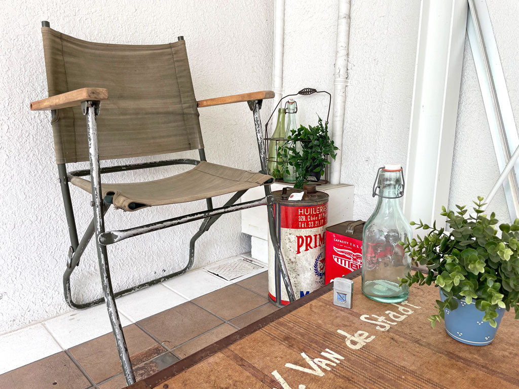 UKビンテージ UK vintage アーミーローバーチェア ローバーチェア ROVER CHAIR フォールディング オリーブグリーン イギリス軍 ミリタリー 希少 ～ 超名作ユーロミリタリーファニチャー ～