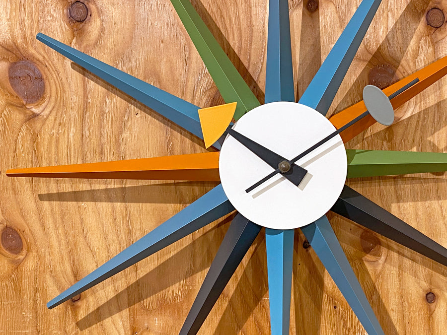 ヴィトラ Vitra ジョージネルソン George Nelson サンバースト Sunburst Clock 壁掛け時計 ウォールクロック マルチカラー ～時を刻む太陽～