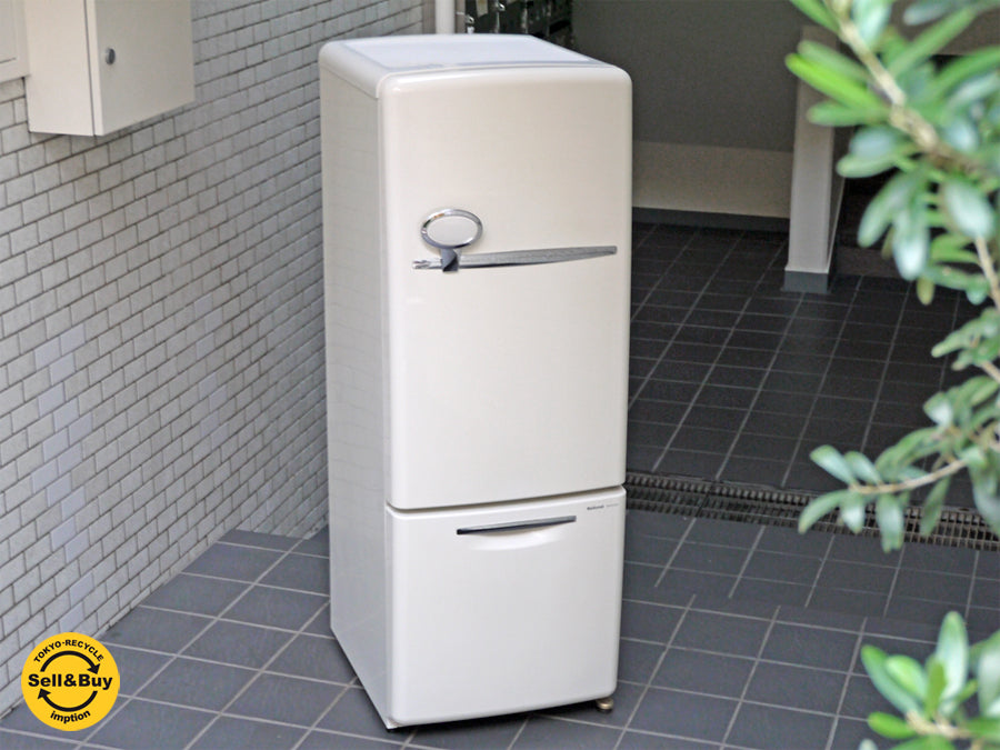 ナショナル National ウィル WiLL FRIDGE mini パーソナルノンフロン冷凍冷蔵庫 フリッジミニ ホワイト 廃盤 2003年製 162L オリジナル ノスタルジックデザイン 　中古品 買い取りしました。