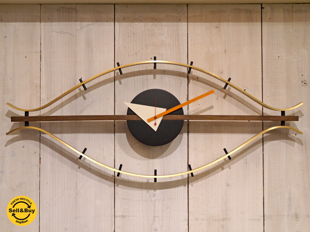 ヴィトラ Vitra ジョージネルソン George Nelson アイクロック Eye Clock 壁掛け時計 ウォールクロック ミッドセンチュリー 　中古品 買い取りしました。