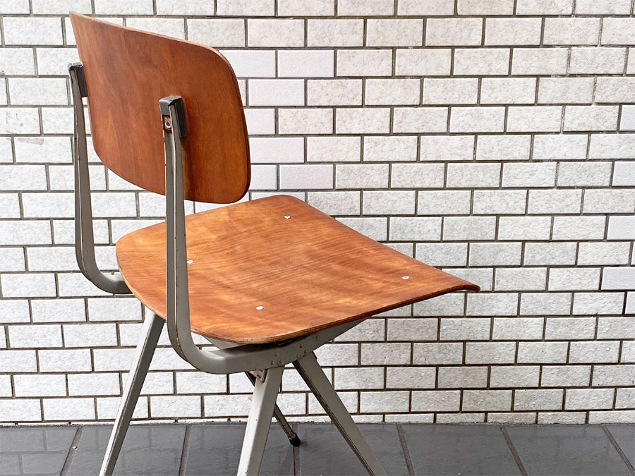 アーレンド・デ・シュルコ Ahrend de Cirkel ビンテージ リザルトチェア Result Chair プライウッド コンパスレッグ フリソ・クラマー ウィム・リートフェルト ～普遍的な美しさ～