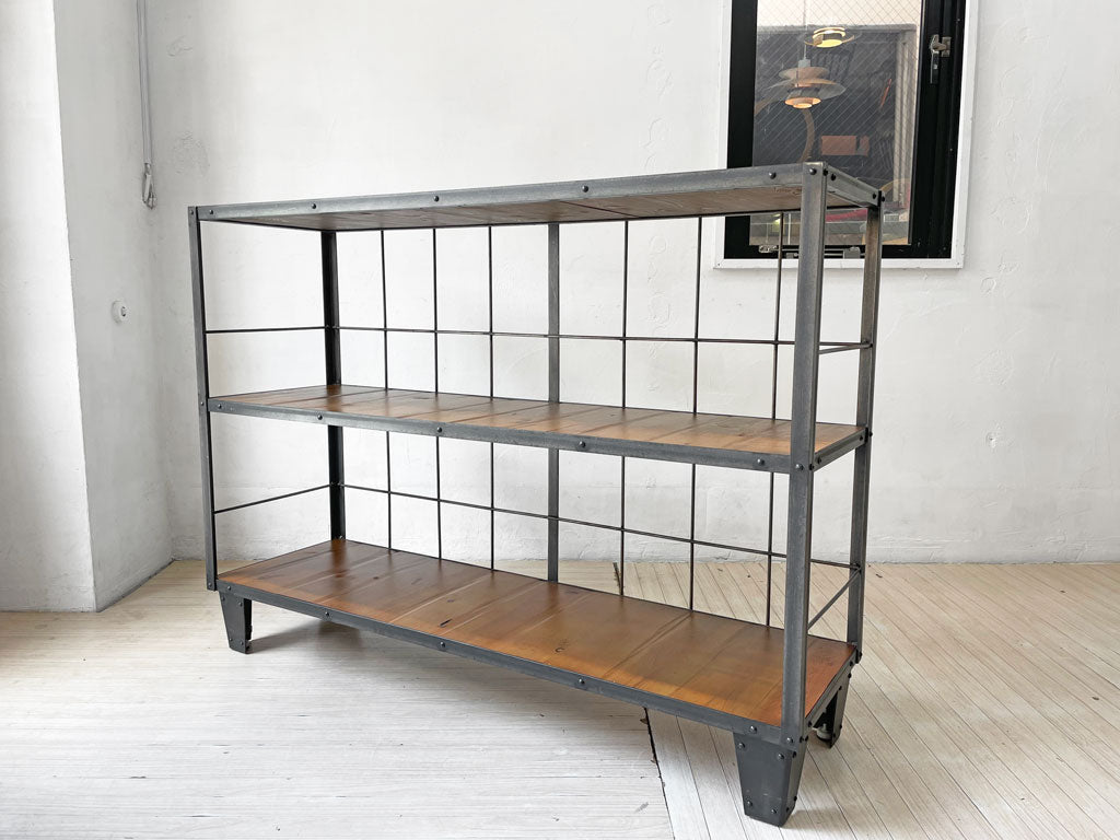 ジャーナルスタンダード ファニチャー journal standard Furniture カルビ ワイド シェルフ CALVI WIDE SHELF LIGHT BROWN パイン材 廃番 中古品 買い取りしました。