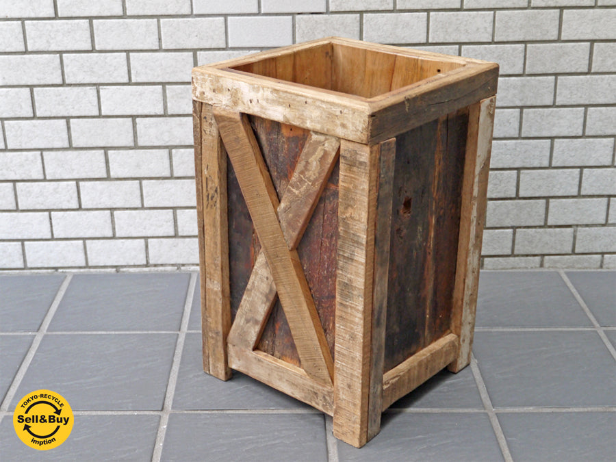 ジャーナルスタンダードファニチャー Journal standard Furniture ブレダ BREDA dust box ダストボックス 古材 リサイクルウッド 　中古品 買い取りしました。
