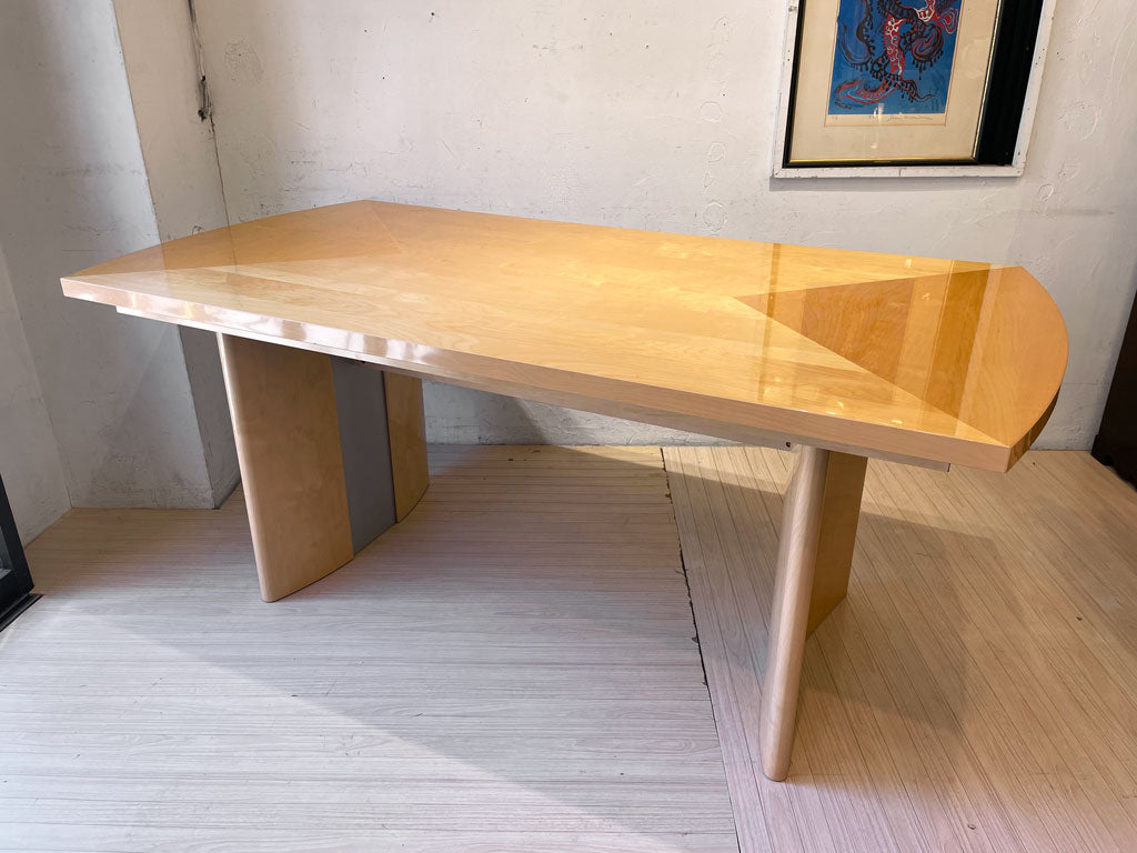 イタリアンモダンスタイル Italian Modern Style ダイニングテーブル ウレタン塗装 ナチュラルモダンスタイル イタリア製 中古品 買い取りしました。