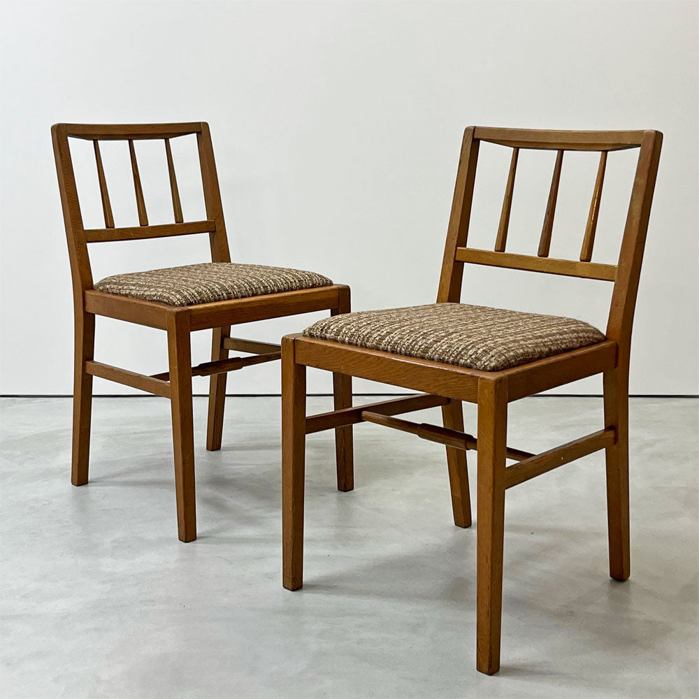 【祖師ヶ谷大蔵店】エベネゼルグーム Ebenezer Gomme ジープラン G-PLAN B629 ダイニングチェア オーク材 ファブリック UKビンテージ 2脚 買取させていただきました。