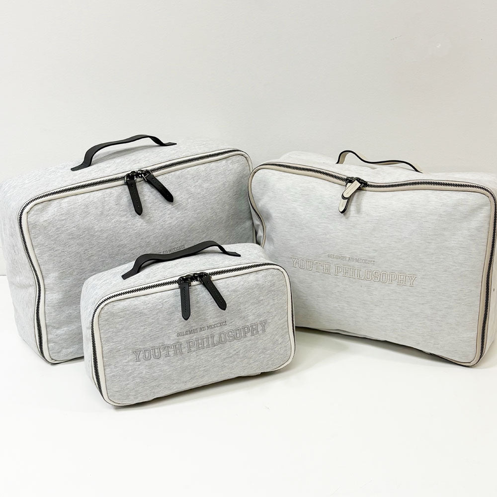 【祖師ヶ谷大蔵店】ブルネロクチネリ BRUNELLO CUCINELLI スウェット生地 ハンドバッグ イタリア 買取させていただきました。