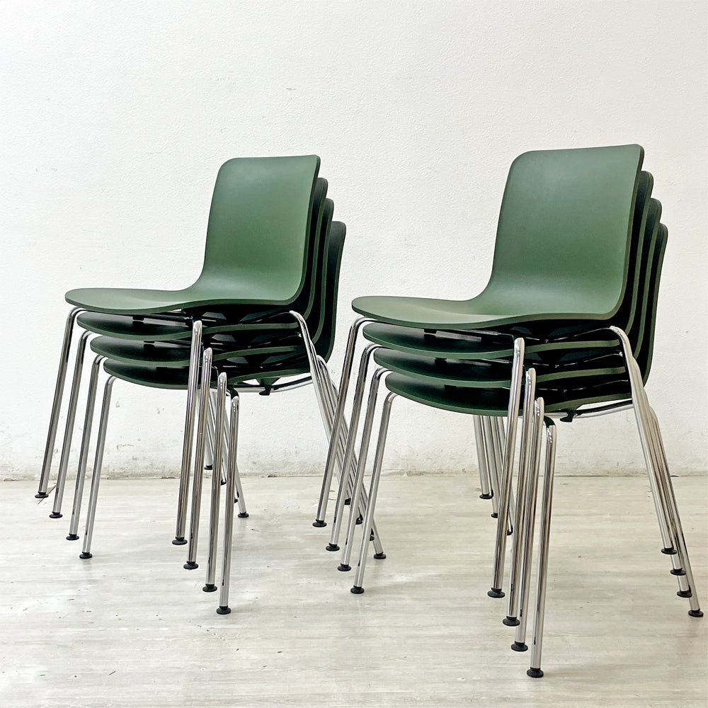 【祖師ヶ谷大蔵店】ヴィトラ vitra ハルチューブ HAL Tube サイドチェア ダイニングチェア スタッカブル ジャスパー・モリソン 2脚セット 4セット 買取させていただきました。