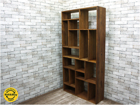 アスプルンド / ASPLUND 取扱 ディーボディ / d-Bodhi 無垢チーク材 『 Tall bookrack 8 Open Shelves 』( 本棚 / オープンシェルフ / 飾り棚 ) 【買取と販売とレンタルのお店】