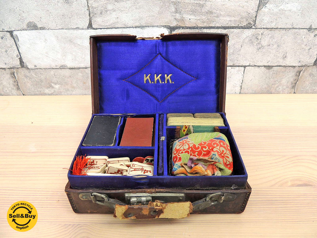 アンティーク 大正期 K.K.K.社 八八セット 花札 セット 中古品 買い取りしました。祖師ヶ谷大蔵店 出張買取もお任せ下さい。