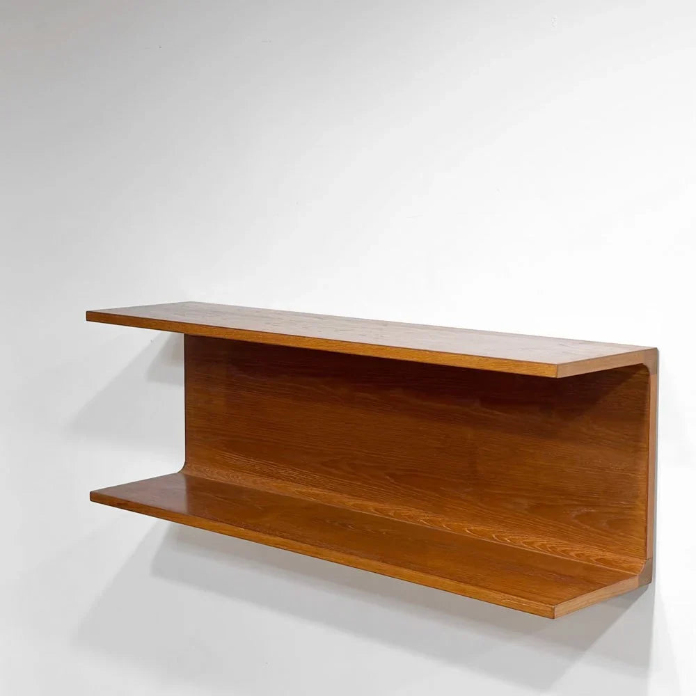 【祖師ヶ谷大蔵店】ペダーセン ＆ ハンセン Pedersen & Hansen チーク材 ウォールシェルフ W90cm 飾り棚 壁掛け棚 北欧ビンテージ  買取させていただきました。