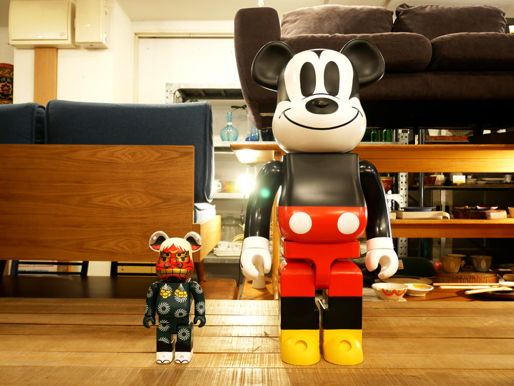 メディコムトイ MEDICOM TOY ベアブリック BE@R BRICK 1000% ミッキーマウス Mickey Mouse ＆ 400% 獅子舞 ～世界を虜にするアートなフィギュア～