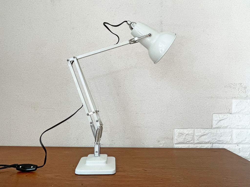 アングルポイズ ANGLEPOISE オリジナル1227 Original1227 ミニ Mini デスクライト リネンホワイト ジョージ・カワーダイン 定価￥46,200-  中古品  買い取りしました。