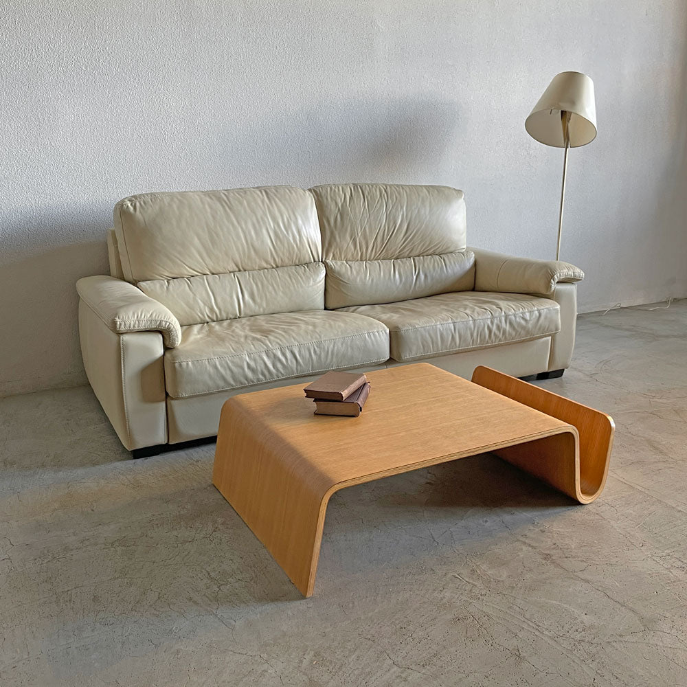 アクタス ACTUS オリジナル 総本革張り リオ RIO 3人掛け ソファ 参考価格約21万円 ～ 寛ぎを齎す膨よかなデザインのフルレザーソファ！ ～