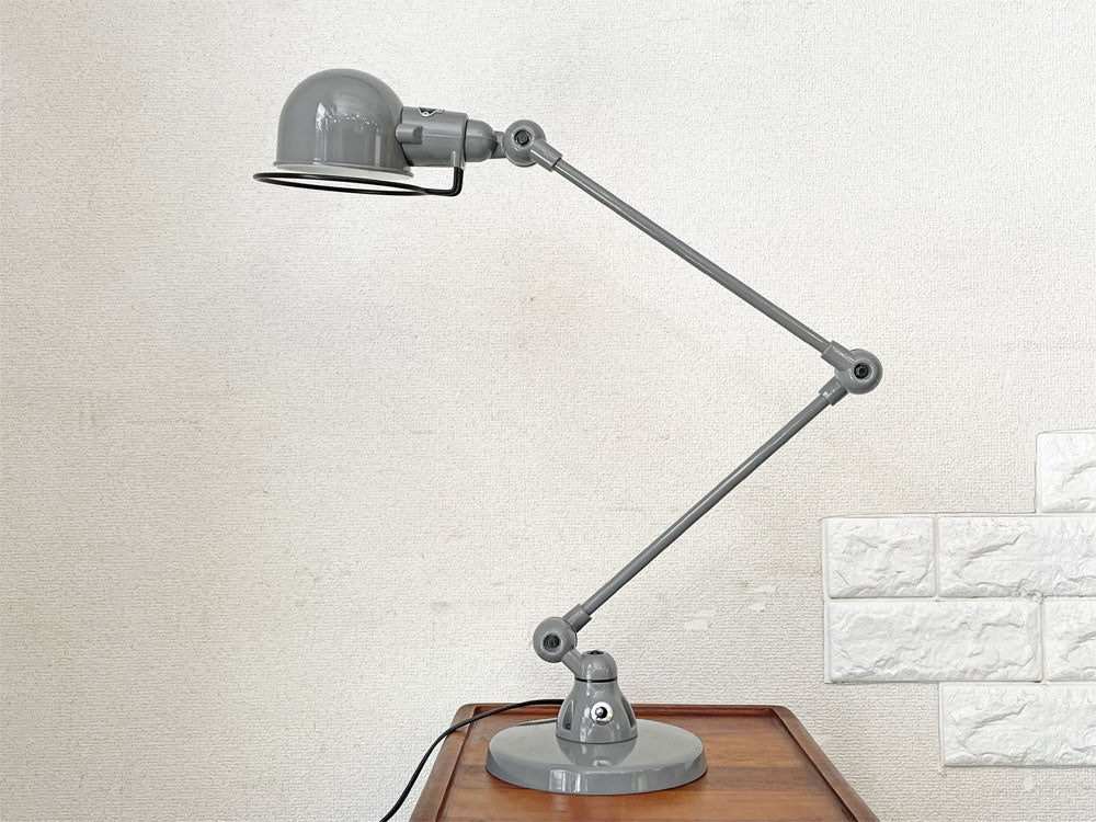 ジェルデ JIELDE 333 シグナル SIGNAL デスクランプ グレー フランス インダストリアル P.F.S.取扱 定価￥39,600-   中古品  買い取りしました。