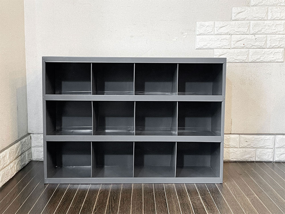 ダーム DURHAM 12 オープンビン OPENING BIN スチールシェルフ W86cm インダストリアル 収納家具 P.F.S取扱 定価￥23,100-   中古品  買い取りしました。