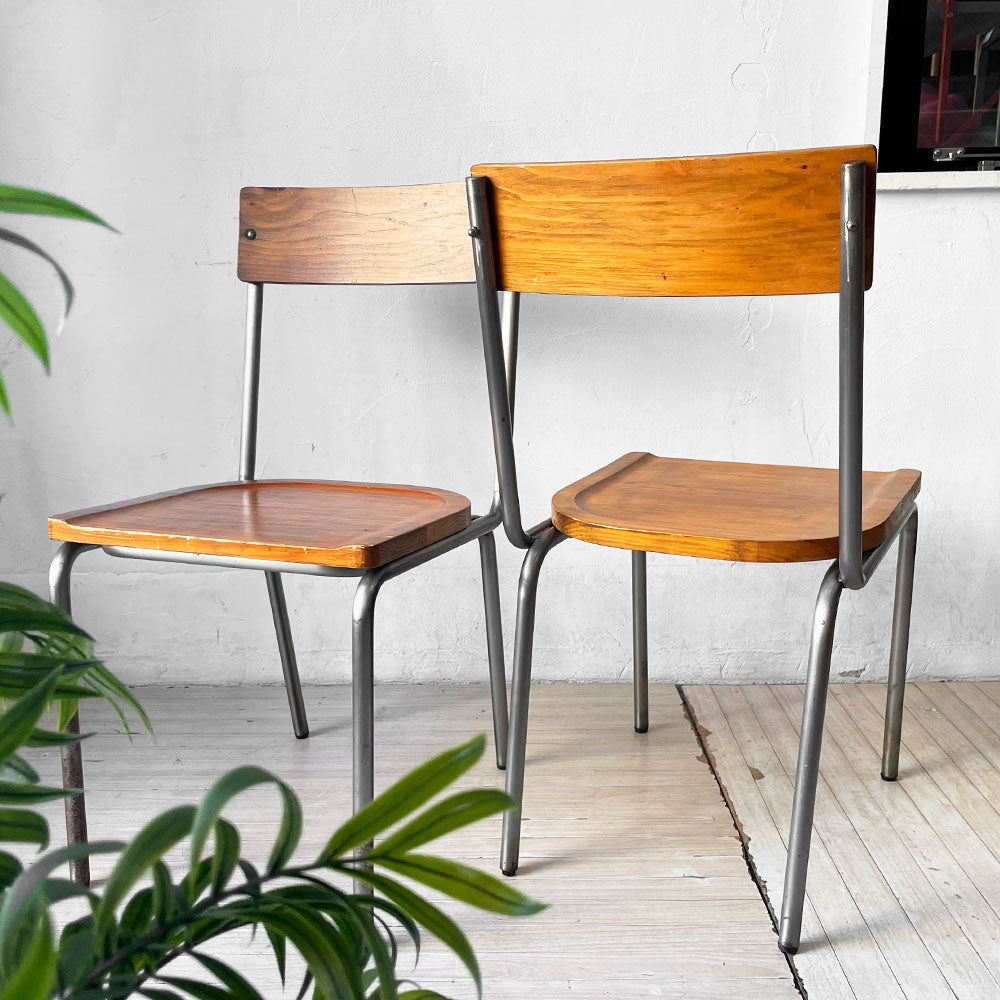 ジャーナルスタンダードファニチャー j.s.F ブリストル BRISTOL ダイニングチェア スチール×無垢材 2脚 中古品 買い取りしました。